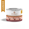 PERRO Karma mokra JUNIOR Wieprzowina i marchewka - monobiałkowa formuła dla szczeniąt wszystkich ras 410g