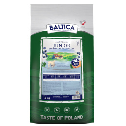 BALTICA Baltica Junior Jagnięcina z cielęciną duże rasy 12kg