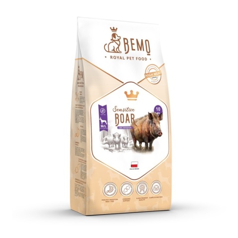 Bemo Sensitive Boar 10kg - hipoalergiczna karma sucha dla psa z dziczyzną