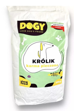 DOGY - Karma pieczona z Królikiem dla małych ras 10kg